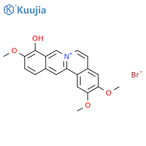 Dehydro Palmatrubine Bromide structure