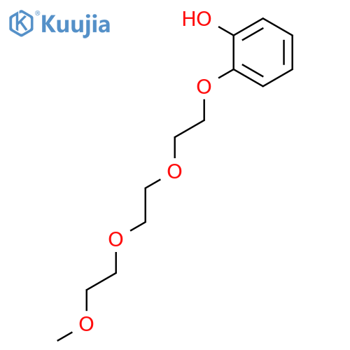Phenol, 2-[2-[2-(2-methoxyethoxy)ethoxy]ethoxy]- structure