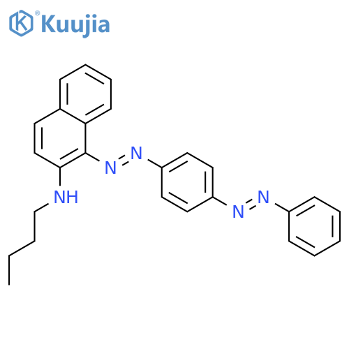 2-Naphthalenamine, N-butyl-1-[[4-(phenylazo)phenyl]azo]- structure