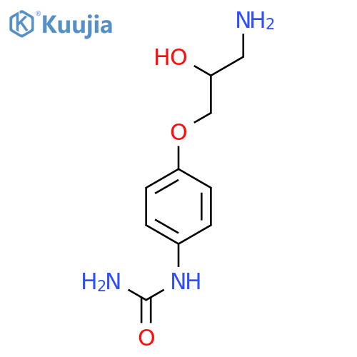 UREA, [4-(3-AMINO-2-HYDROXYPROPOXY)PHENYL]- structure