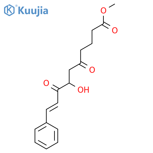 9-Decenoic acid, 7-hydroxy-5,8-dioxo-10-phenyl-, methyl ester structure