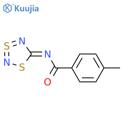 N-(1,3lambda4-Dithia-2,4-diazacyclopenta-2,3-dien-5-ylidene)-4-methylbenzamide structure