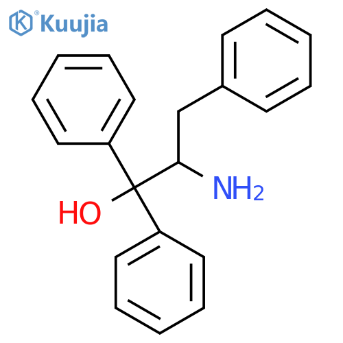 2-Amino-1,1,3-triphenylpropan-1-ol structure
