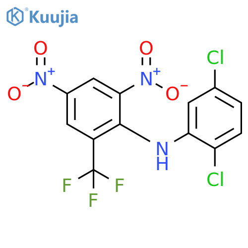 Benzenamine, N-(2,5-dichlorophenyl)-2,4-dinitro-6-(trifluoromethyl)- structure