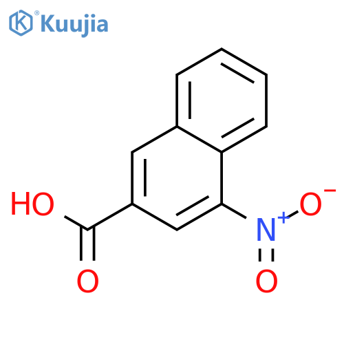 2-NAPHTHALENECARBOXYLIC ACID, 4-NITRO- structure
