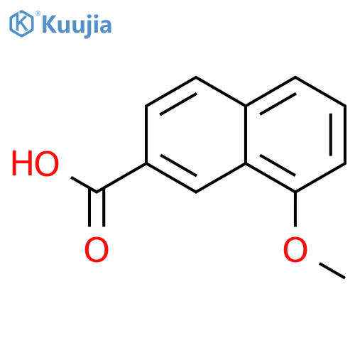 2-Naphthalenecarboxylicacid, 8-methoxy- structure