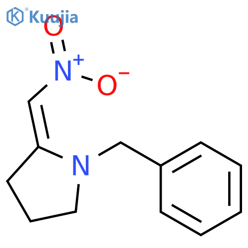 Pyrrolidine,2-(nitromethylene)-1-(phenylmethyl)- structure