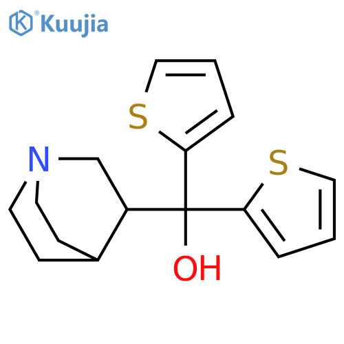 1-Azabicyclo2.2.2oct-3-yl(di-2-thienyl)methanol structure