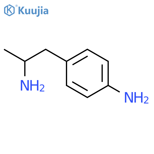 Benzeneethanamine,4-amino-a-methyl- structure
