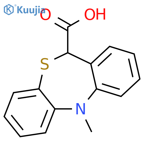 DIBENZO[B,E][1,4]THIAZEPINE-11-CARBOXYLIC ACID, 5,11-DIHYDRO-5-METHYL- structure