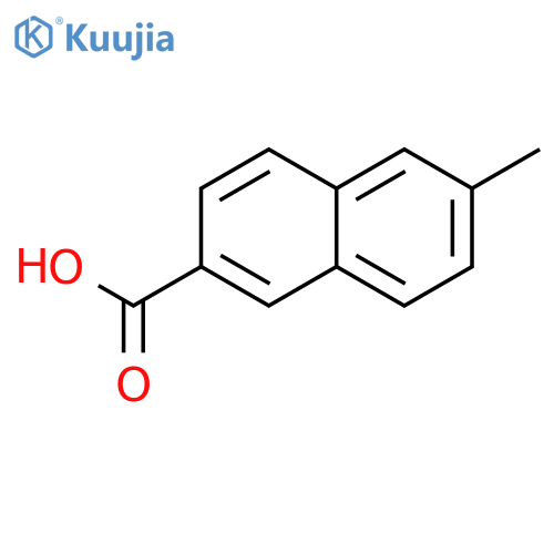 2-Naphthalenecarboxylic acid, 6-methyl- structure