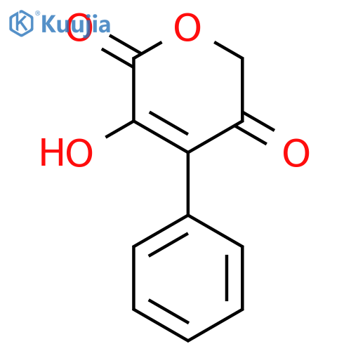 2H-Pyran-2,5(6H)-dione, 3-hydroxy-4-phenyl- structure