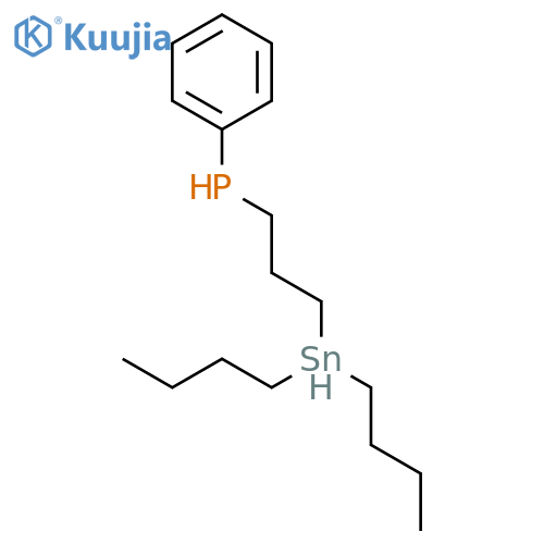 Phosphine, [3-(dibutylstannyl)propyl]phenyl- structure