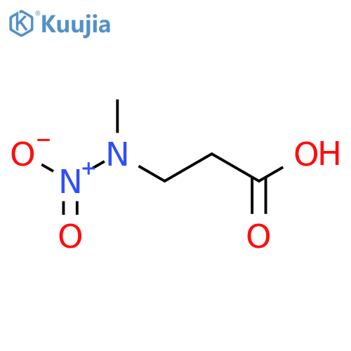 3-[methyl(nitro)amino]propanoic acid structure