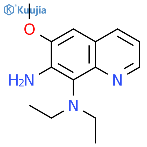 7,8-QUINOLINEDIAMINE, N8,N8-DIETHYL-6-METHOXY- structure