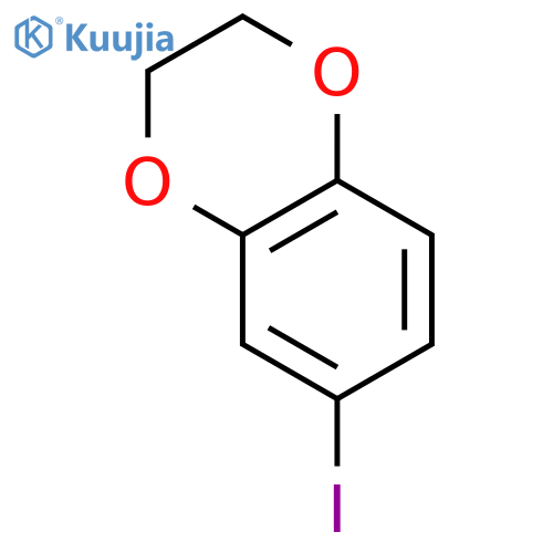 6-Iodo-2,3-dihydro-1,4-benzodioxine structure