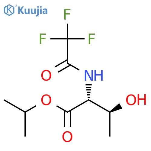 D-Threonine, N-(trifluoroacetyl)-, 1-methylethyl ester structure