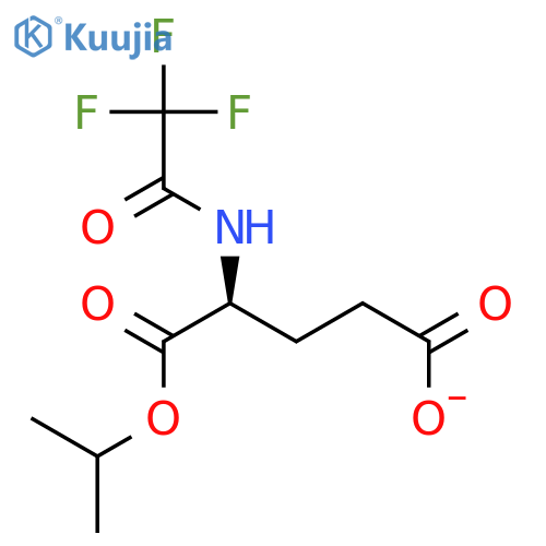 L-Glutamic acid, N-(trifluoroacetyl)-, 1-(1-methylethyl) ester structure