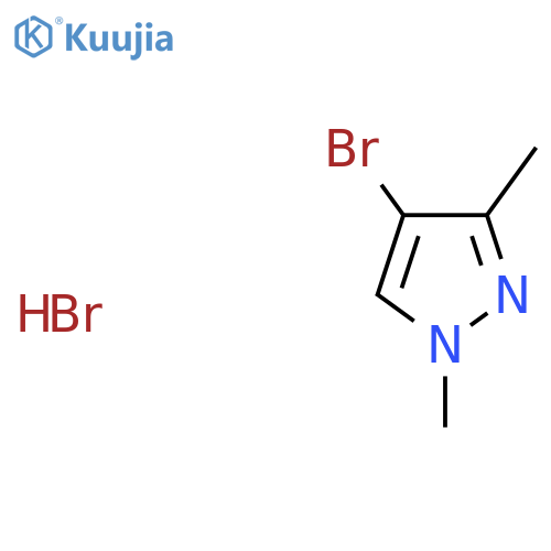 4-bromo-1,3-dimethyl-1H-pyrazole hydrobromide structure