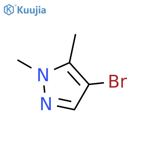 4-Bromo-1,5-dimethyl-1H-pyrazole structure