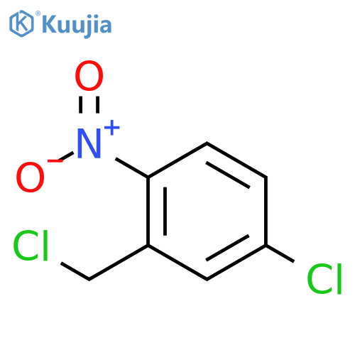 4-Chloro-2-(chloromethyl)-1-nitrobenzene structure