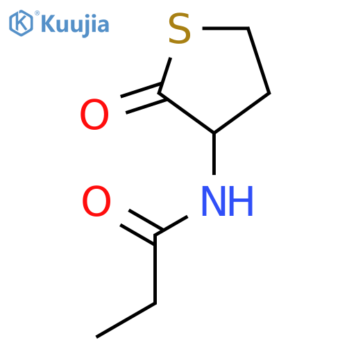 Propanamide, N-(tetrahydro-2-oxo-3-thienyl)- structure
