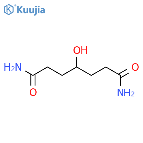 HEPTANEDIAMIDE, 4-HYDROXY- structure