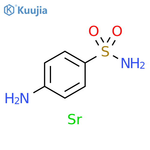 Benzenesulfonamide, 4-amino-, strontium salt (1:1) structure