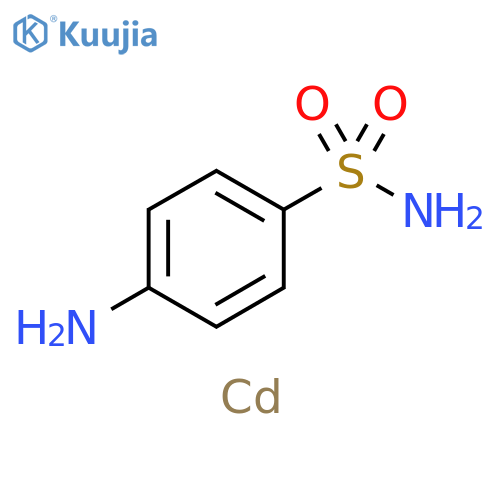 Benzenesulfonamide, 4-amino-, cadmium salt (1:1) structure