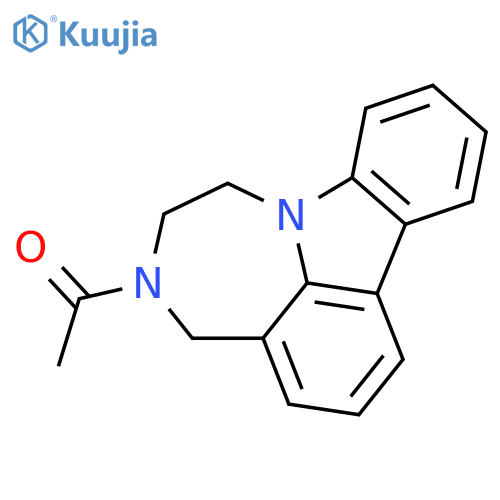 [1,4]DIAZEPINO[6,7,1-JK]CARBAZOLE, 3-ACETYL-1,2,3,4-TETRAHYDRO- structure