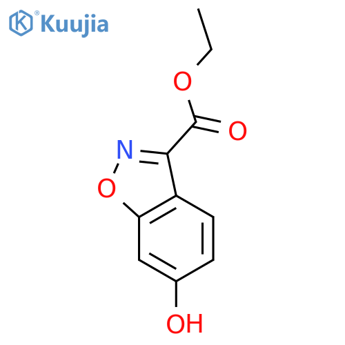 Ethyl 6-hydroxybenzodisoxazole-3-carboxylate structure