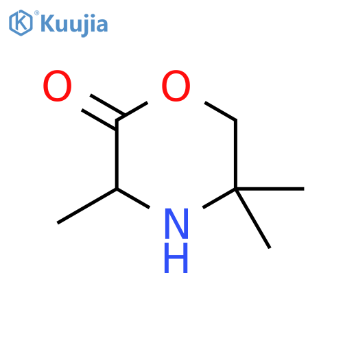 3,5,5-trimethylmorpholin-2-one structure