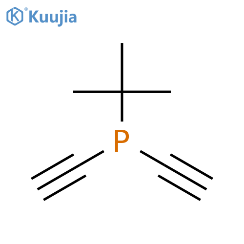 Phosphine, (1,1-dimethylethyl)diethynyl- structure
