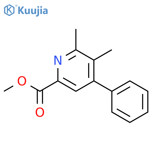 5,6-Dimethyl-4-phenyl-2-Pyridinecarboxylic Acid Methyl Ester structure
