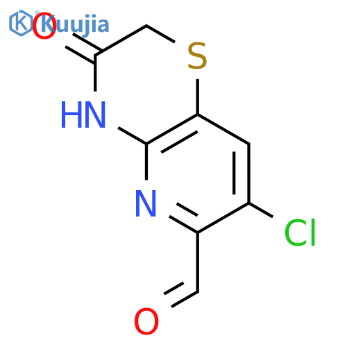7-Chloro-3-oxo-3,4-dihydro-2H-pyrido[3,2-b][1,4]thiazine-6-carbaldehyde structure