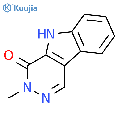 3,5-dihydro-3-methyl-4H-Pyridazino[4,5-b]indol-4-one structure