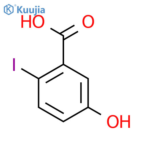 5-Hydroxy-2-iodobenzoic acid structure