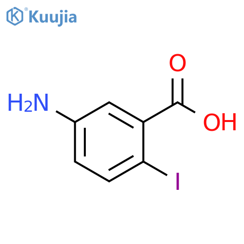 5-Amino-2-iodo-benzoic acid structure