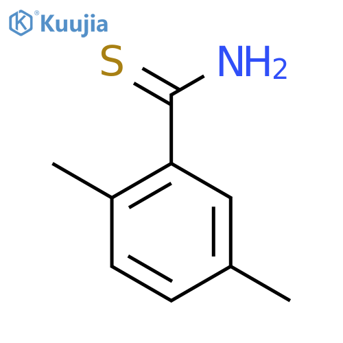 2,5-dimethylbenzene-1-carbothioamide structure