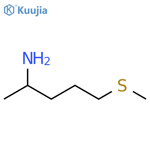 5-(methylsulfanyl)pentan-2-amine structure