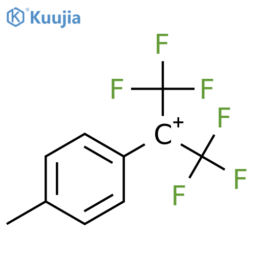 ETHYLIUM, 2,2,2-TRIFLUORO-1-(4-METHYLPHENYL)-1-(TRIFLUOROMETHYL)- structure