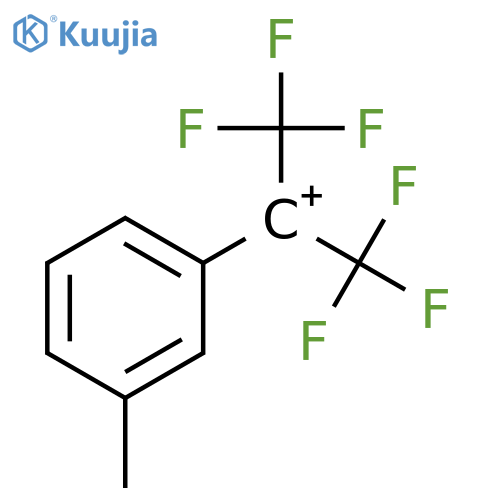 ETHYLIUM, 2,2,2-TRIFLUORO-1-(3-METHYLPHENYL)-1-(TRIFLUOROMETHYL)- structure