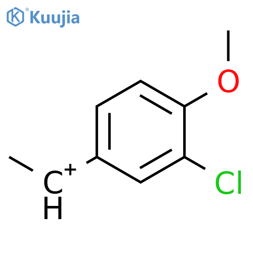 Ethylium, 1-(3-chloro-4-methoxyphenyl)- structure