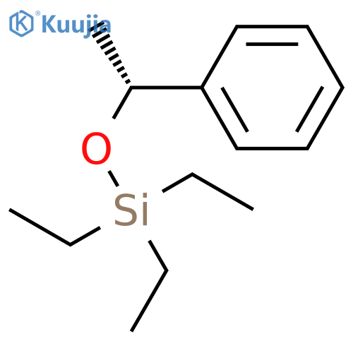 Silane, triethyl[(1R)-1-phenylethoxy]- structure