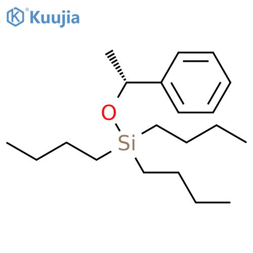 Silane, tributyl[(1R)-1-phenylethoxy]- structure
