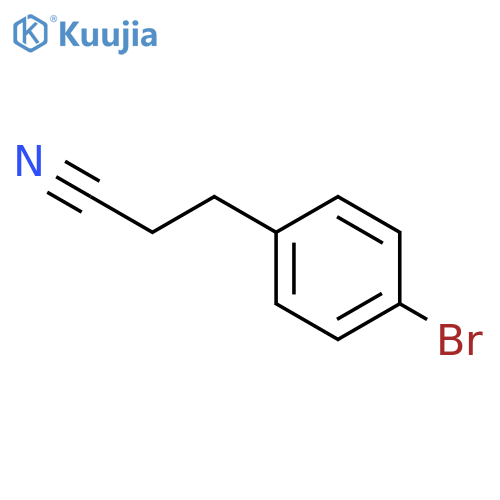 3-(4-Bromophenyl)propionitrile structure
