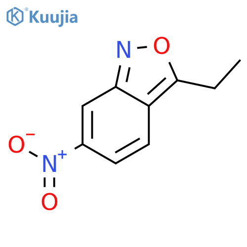 2,1-Benzisoxazole, 3-ethyl-6-nitro- structure