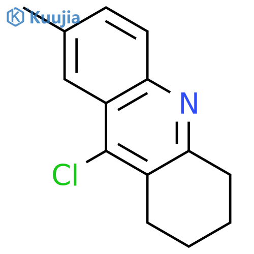 Acridine, 9-chloro-1,2,3,4-tetrahydro-7-methyl- structure