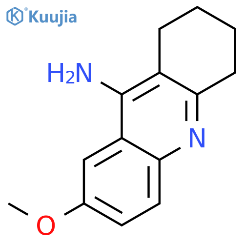 7-Methoxy-1,2,3,4-tetrahydroacridin-9-amine structure