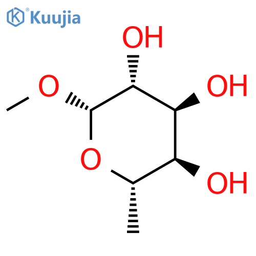 methyl 6-deoxy-beta-L-altropyranoside structure